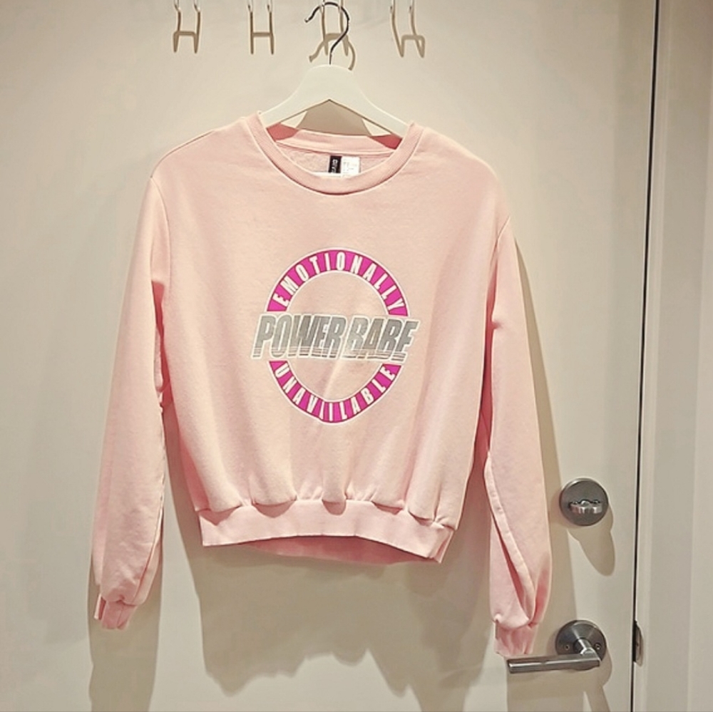 Pink Sweatshirt - M